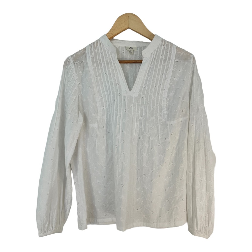 Vintage Eyelet Peasant Blouse 
Size M